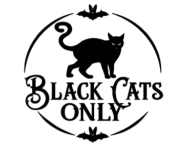Black Cats Only Decal