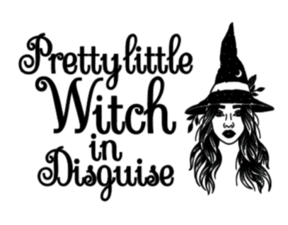 Pretty Little Witch In Disguise Decal