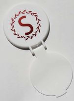 'S' Initial Compact Mirror